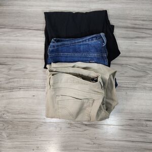 Women's Jeans Pants Capri Size 16 Lot of 3